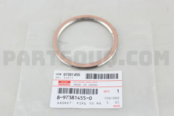 8973814550 GASKET; PIPE TO