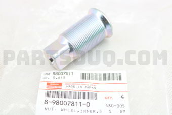 8980078110 NUT; WHEEL,INNE