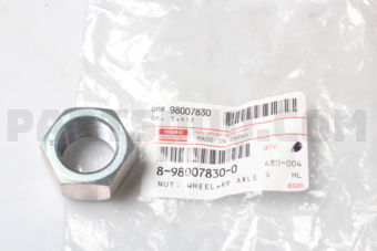 8980078300 NUT; WHEEL,RR A