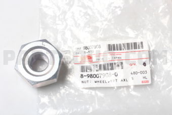 8980079080 NUT; WHEEL,FRT