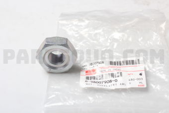 8980079080 NUT; WHEEL,FRT
