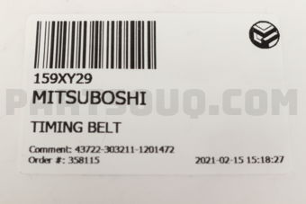 159XY29 TIMING BELT