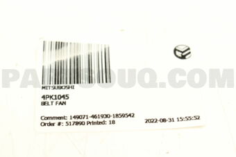 4PK1045 BELT FAN