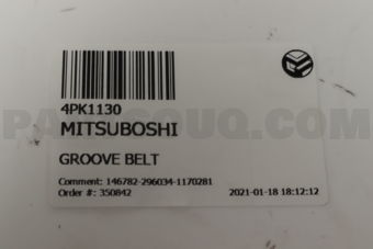 4PK1130 GROOVE BELT