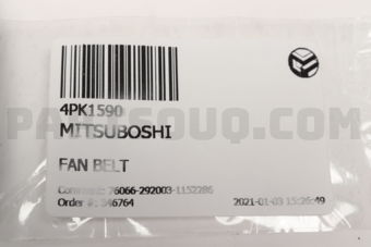 4PK1590 FAN BELT