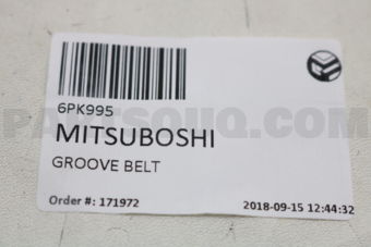 6PK995 GROOVE BELT
