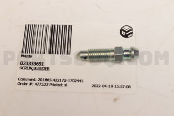 023333691 SCREW,BLEEDER