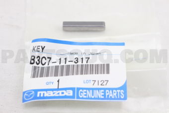 B3C711317 KEY,WOODRUFF-PULLEY