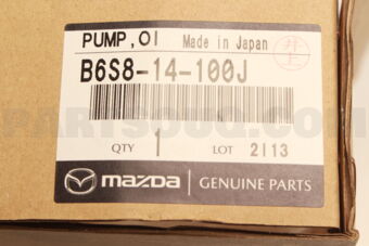 B6S814100J PUMP,OIL