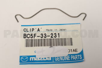 BC5F33231 Mazda CLIPA,PAD