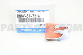 BN8V51721A ORNAMENT,CAR NAME-REAR
