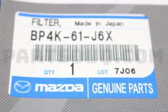 BP4K61J6X FILTER,COOLING UNIT