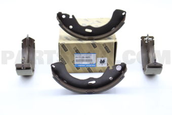 ECY12638ZC SHOE SET,BRAKE-REAR