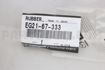 EG2167333 RUBBER,BLADE-FRONT