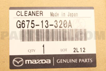 G67513320A CLEANER,AIR
