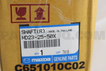 MD232550X SHAFT(R),DRIVE