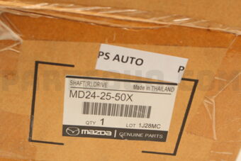 MD242550X SHAFT(R),DRIVE