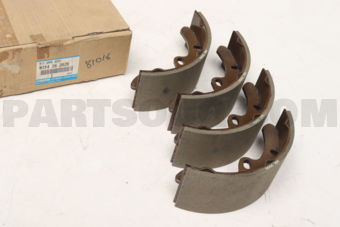 W3Y42638ZB SHOESET,BRAKEREAR