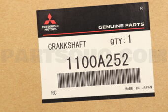 1100A252 CRANKSHAFT