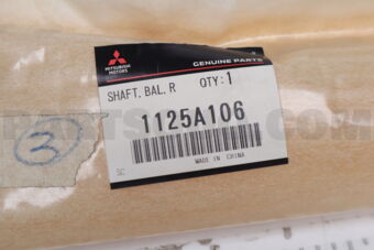 1125A106 SHAFT,BALANCER,RH