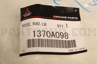 1370A098 HOSE,RADIATOR,LWR