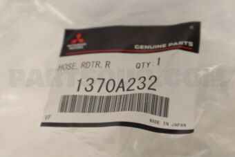 1370A232 HOSE,RADIATOR,UPR RH