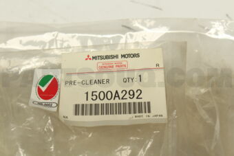 1500A292 PRE-CLEANER,A/CLNR INLET