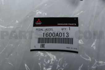 1600A013 PEDAL,ACCEL