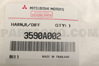 3590A002 HARN,R/DIFF LOCK POSN S