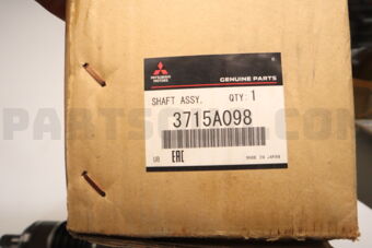 3715A098 Mitsubishi SHAFT ASSY,RR AXLE,LH