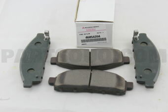 4605A284 PAD SET, FR BRAKE