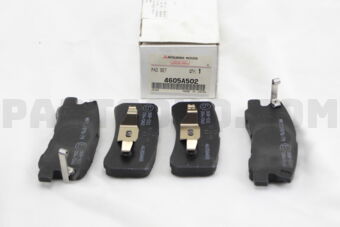 4605A502 PAD SET,RR BRAKE