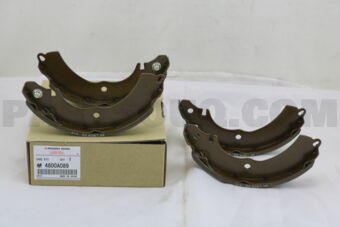 4800A089 SHOE SET,RR BRAKE