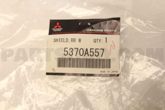 5370A557 Mitsubishi SHIELD,RR WHEEL,FR LH