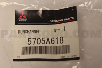 5705A618 RUNCHANNEL,F/DR WDO GLA,RH