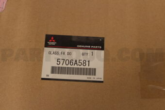 5706A581 GLASS,FR DOOR WINDOW,LH