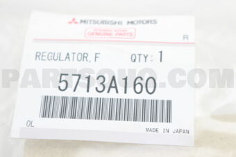 5713A160 REGULATOR,FR DOOR WDO,RH