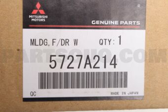 5727A214 MOULDING,FR DOOR WINDOW BE