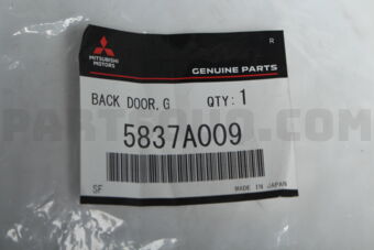 5837A009 GARNISH,BACK DOOR,LWR LH