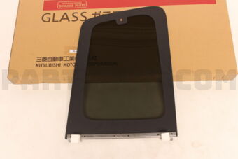 6121A529 GLASS,QTR WINDOW,RH
