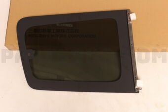 6121A529 GLASS,QTR WINDOW,RH