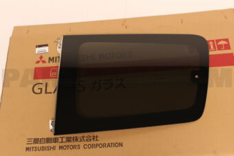 6121A529 GLASS,QTR WINDOW,RH