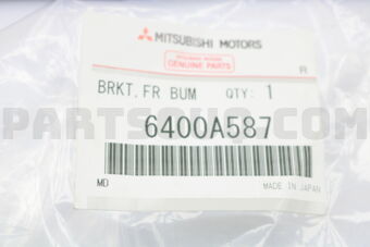 6400A587 BRACKET,FR BUMPER SI