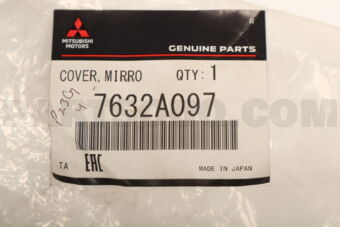 7632A097 COVER,DOOR MIRROR,OTR LH