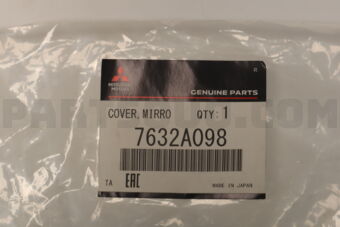7632A098 Mitsubishi COVER,DOOR MIRROR,OTR RH