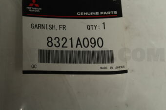 8321A090 GARNISH,FR BUMPER,RH
