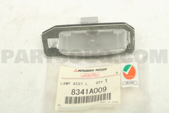 8341A009 LAMP ASSY,LICENSE PL