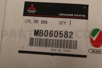 MB060582 Mitsubishi CYLINDER ASSY,RR BRAKE