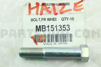 MB151353 BOLT,FR WHEEL HUB