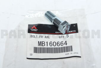MB160664 BOLT,FR AXLE SHAFT
